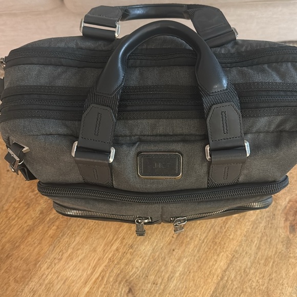 Tumi Alpha Bravo Albany Black Briefcase- color Anthracite - Picture 8 of 10